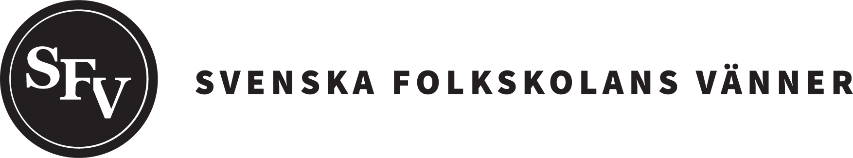 Svenska folkskolans vänner logo.